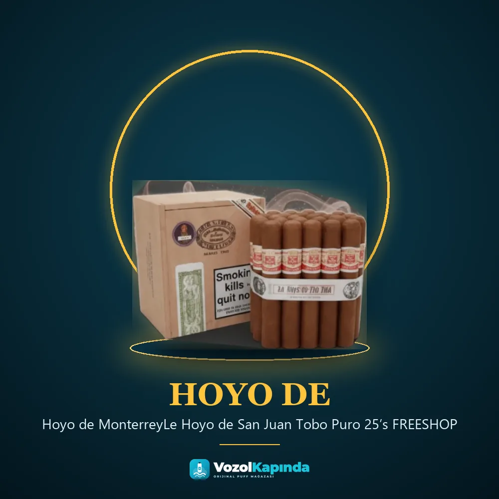 Hoyo de MonterreyLe Hoyo de San Juan Tobo Puro 25’s FREESHOP Sipariş Bilgileri Hoyo de MonterreyLe Hoyo de San Juan Tobo Puro 25’s FREESHOP bilgi kartı, orijinal puro