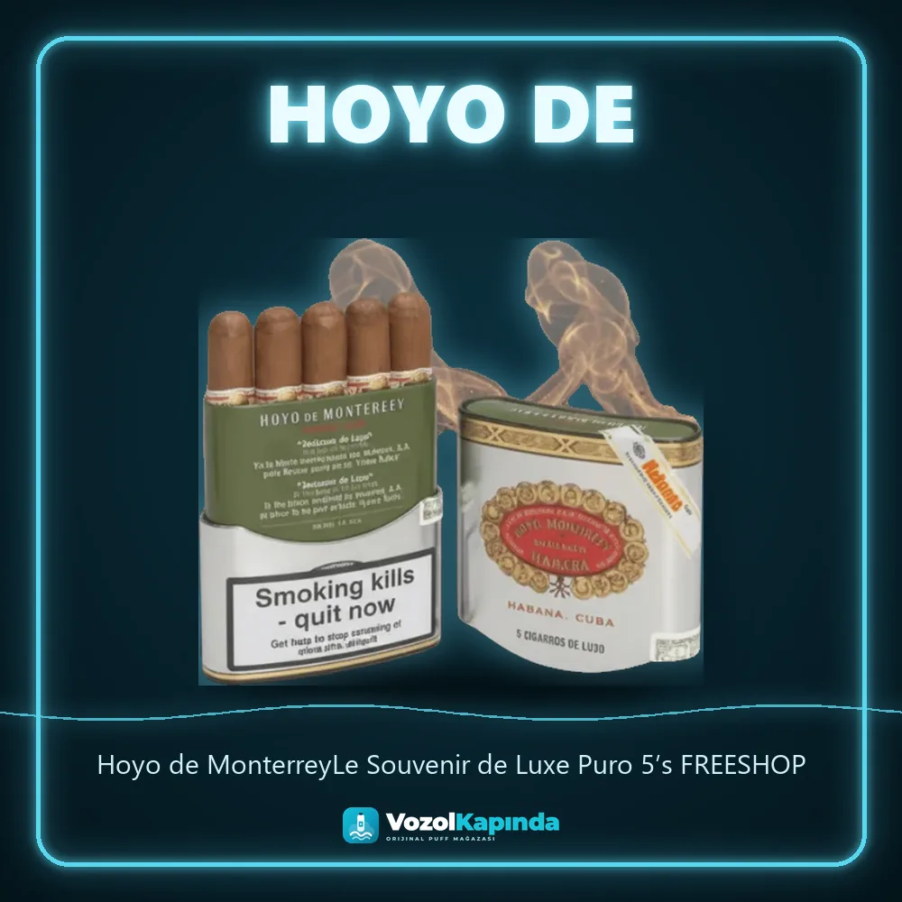 Hoyo de MonterreyLe Souvenir de Luxe Puro 5’s FREESHOP Özellikleri Hoyo de MonterreyLe Souvenir de Luxe Puro 5’s FREESHOP özellikleri: orijinal ürün, kapıda ödeme, gizli paket