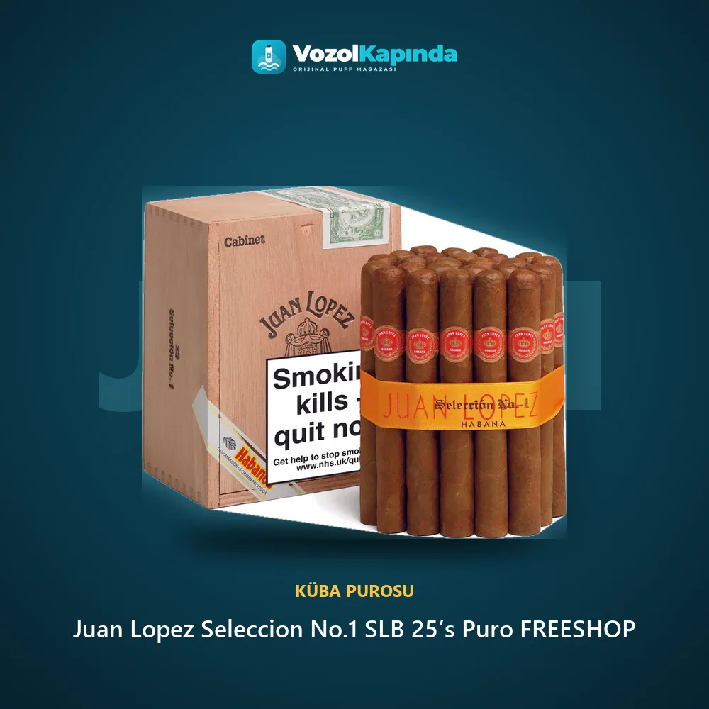 Juan Lopez Seleccion No.1 SLB 25’s Puro FREESHOP Bilgi Kartı Juan Lopez Seleccion No.1 SLB 25’s Puro FREESHOP özellikleri: orijinal ürün, kapıda ödeme, gizli paket
