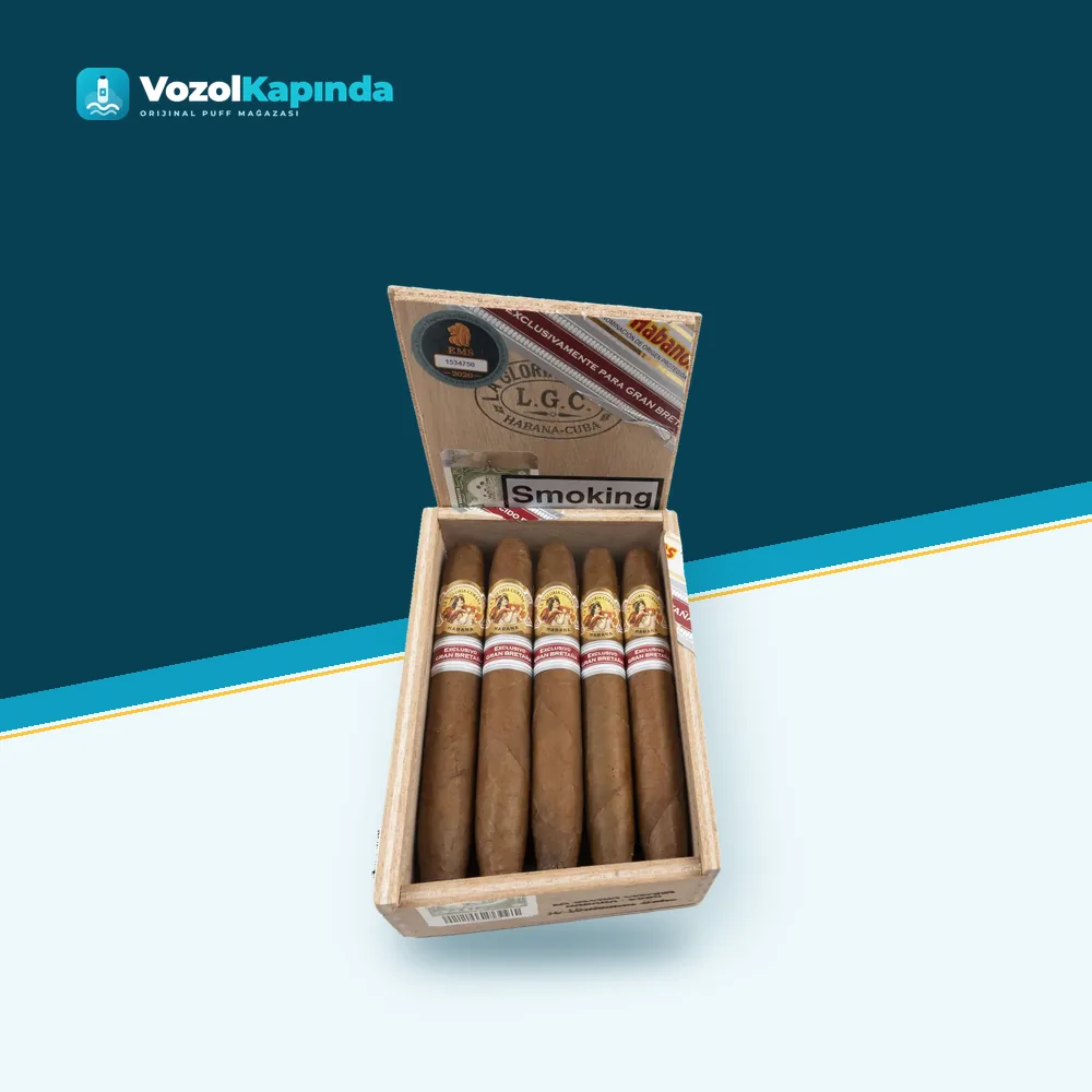 La Gloria Cubana Británicas extras 10’s Puro FREESHOP Ürün Görseli La Gloria Cubana Británicas extras 10’s Puro FREESHOP ön yüz görseli, orijinal ambalaj