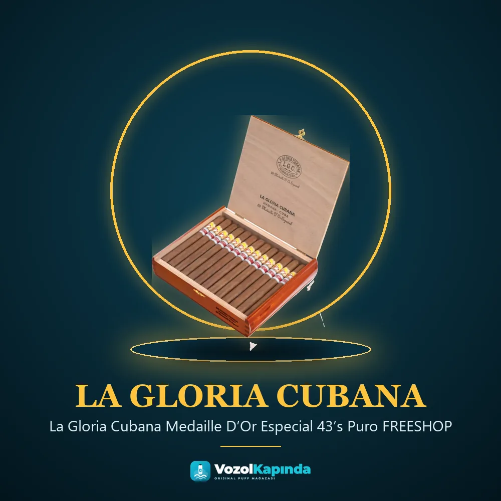 La Gloria Cubana Medaille D’Or Especial 43’s Puro FREESHOP özellikleri: orijinal ürün, kapıda ödeme, gizli paket