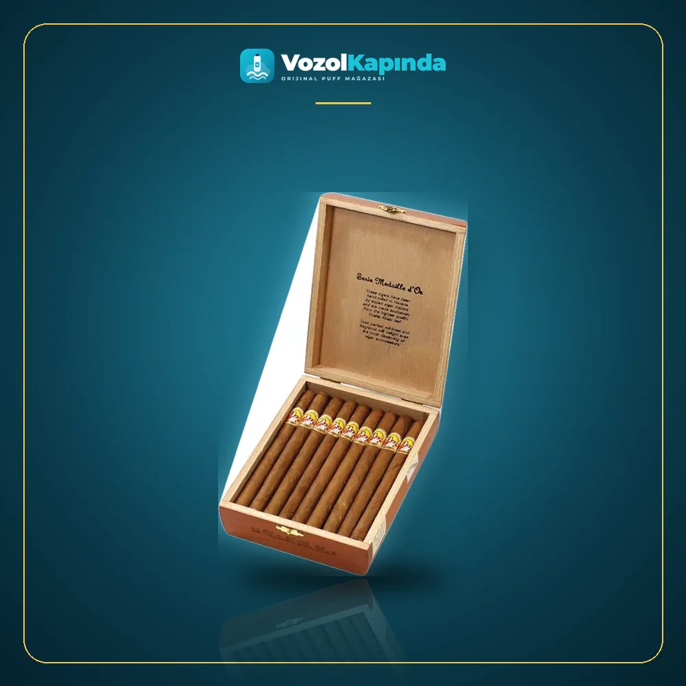 La Gloria Cubana Medaille D’Or No.4 25’s Puro FREESHOP Paket Görünümü La Gloria Cubana Medaille D’Or No.4 25’s Puro FREESHOP ürün görseli, orijinal Küba purosu
