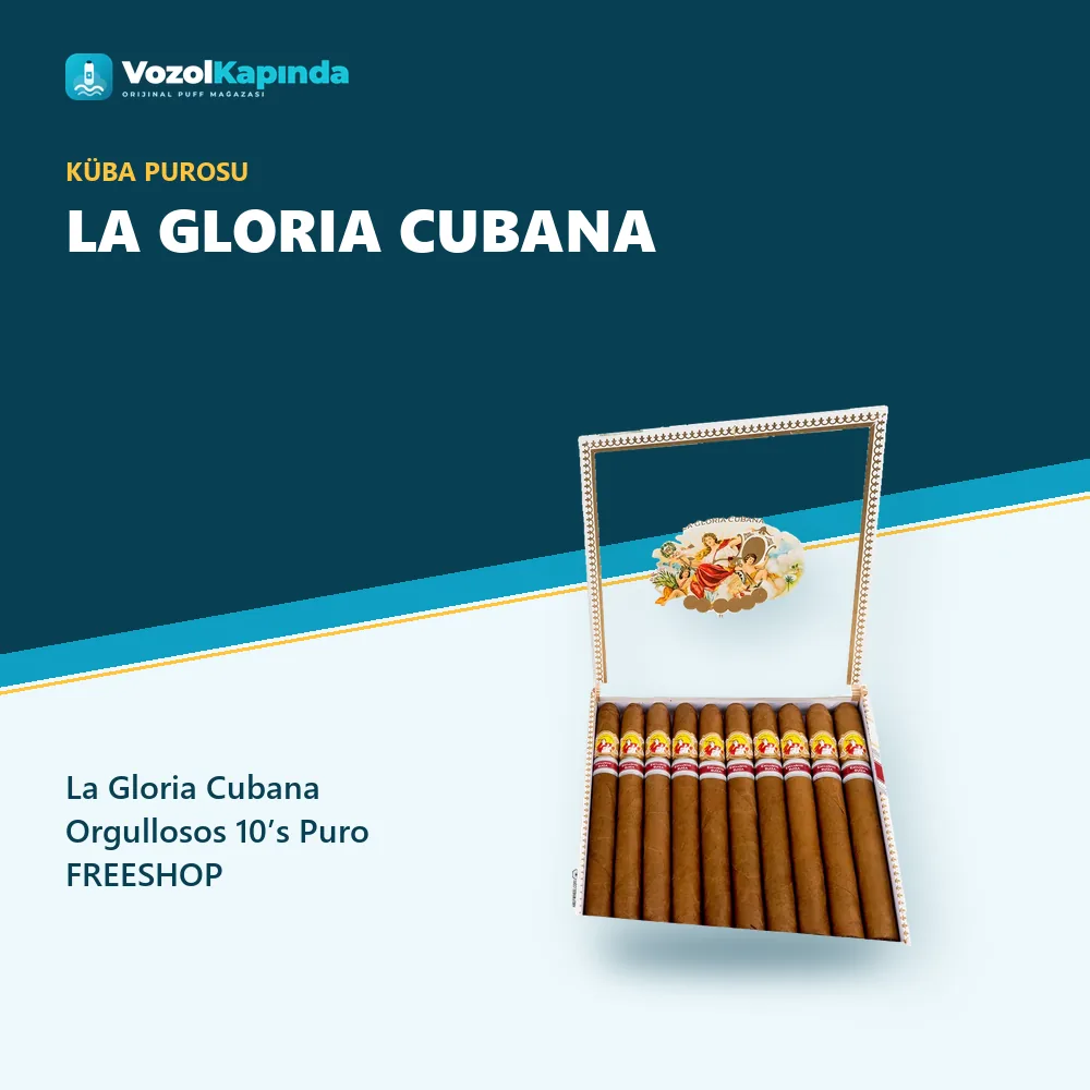 La Gloria Cubana Orgullosos 10’s Puro FREESHOP özellikleri: orijinal ürün, kapıda ödeme, gizli paket