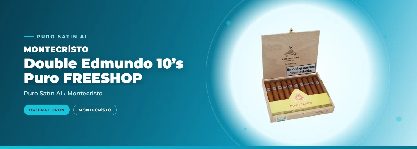 Montecristo Double Edmundo 10’s Puro FREESHOP
