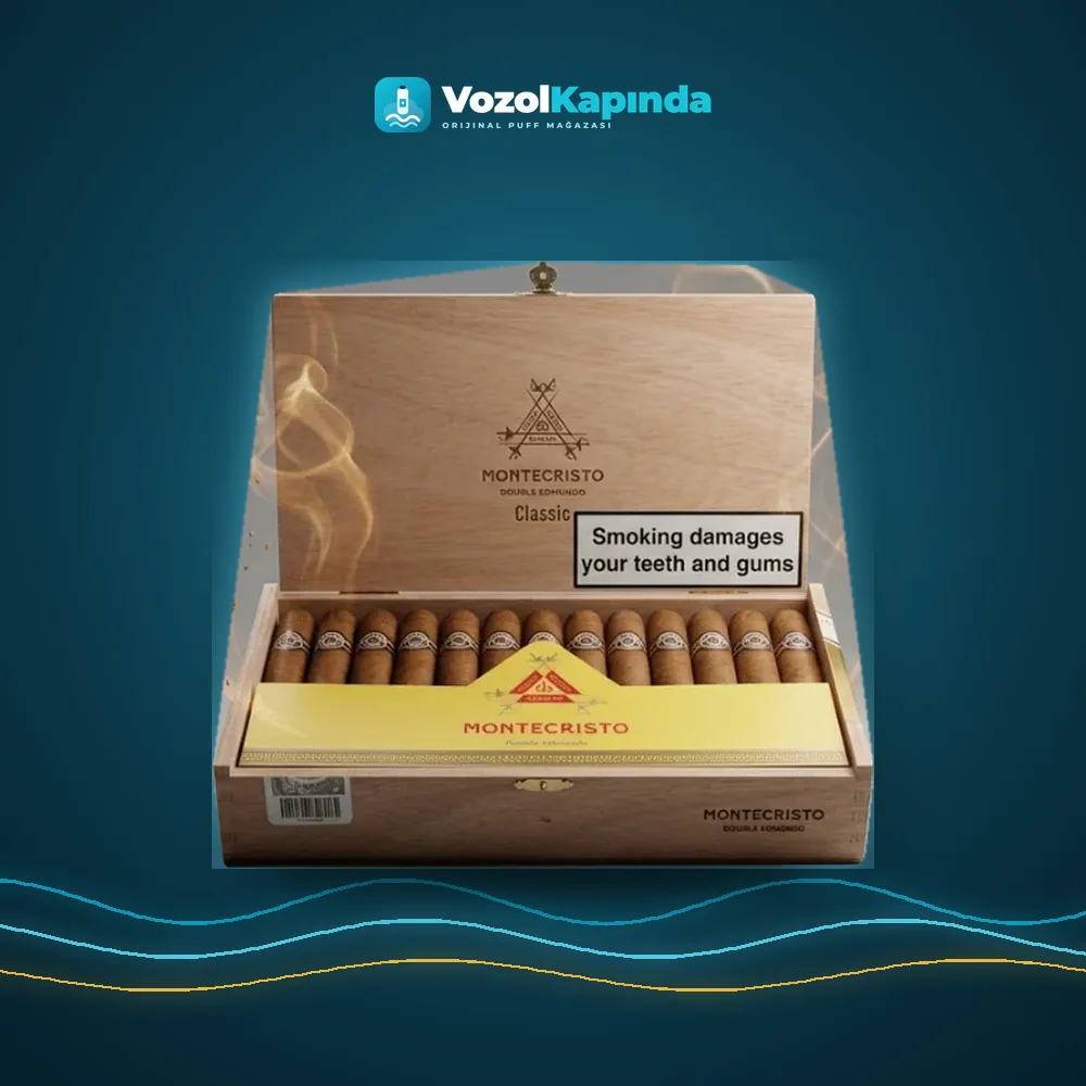 Montecristo Edmundo 25’s Puro FREESHOP, Vozol Kapında orijinal puro