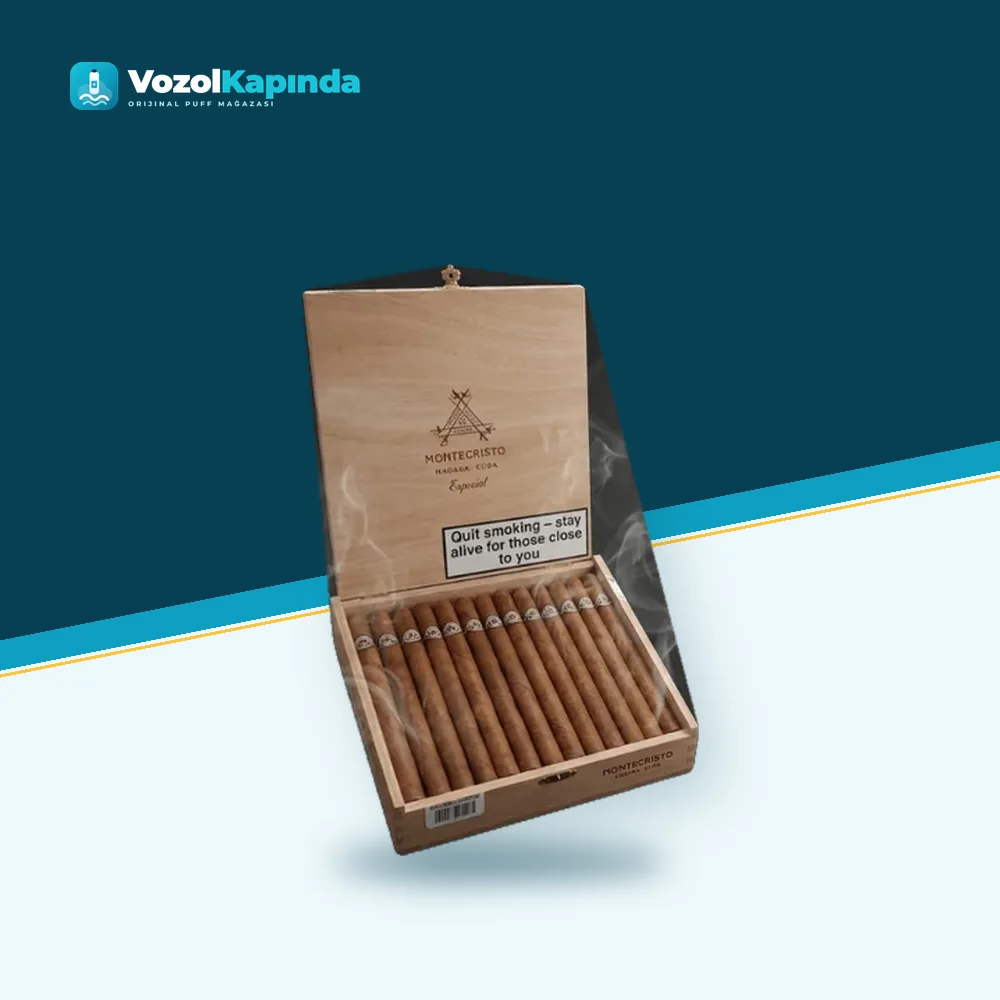 Montecristo Especial 25’s Puro FREESHOP Paket Görünümü Montecristo Especial 25’s Puro FREESHOP ürün görseli, orijinal puro