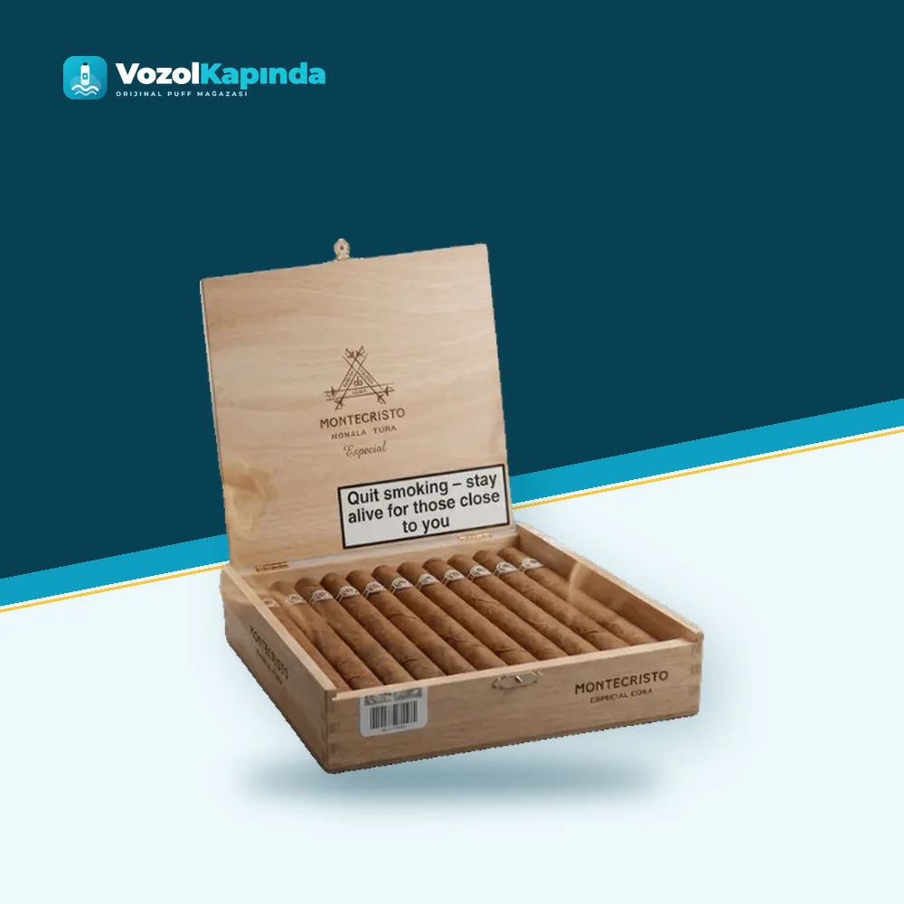 Montecristo Especial No.2 25’s Puro FREESHOP Ürün Görseli Montecristo Especial No.2 25’s Puro FREESHOP ön yüz görseli, orijinal ambalaj
