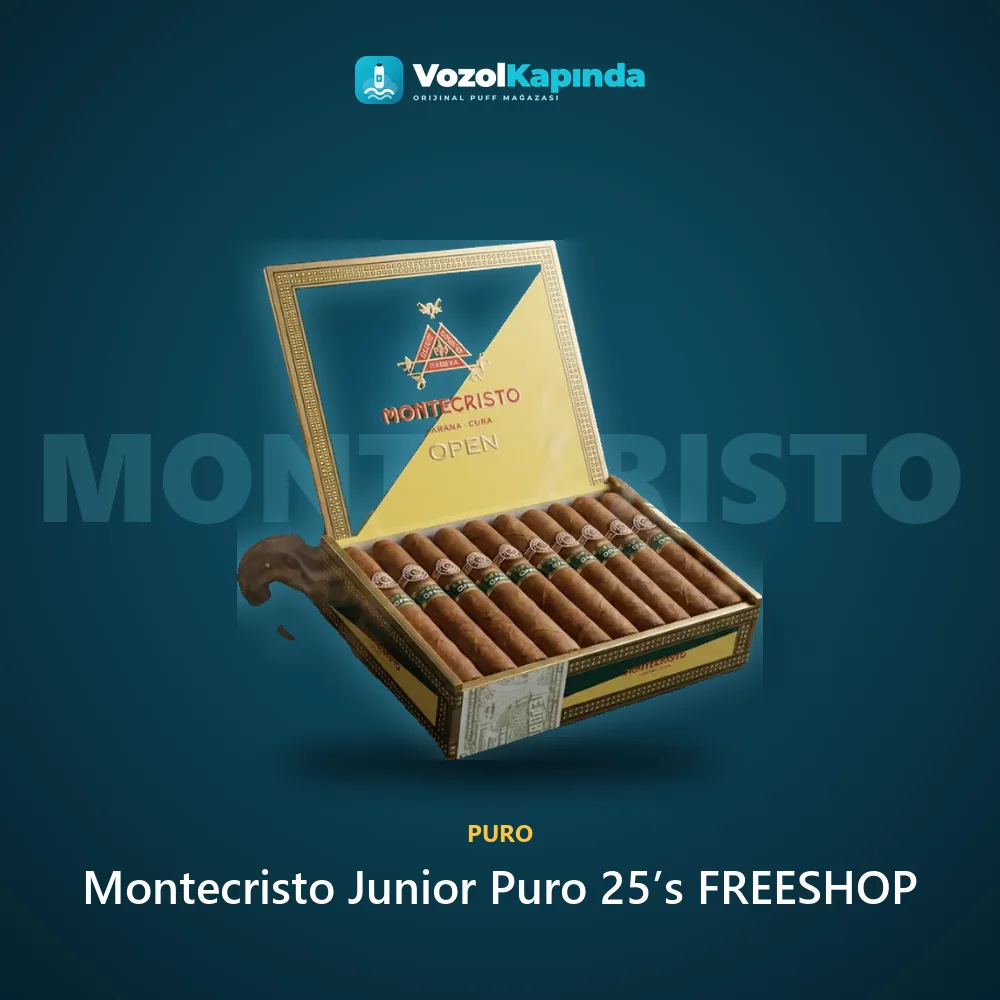 Montecristo Junior Puro 25’s FREESHOP Bilgi Kartı Montecristo Junior Puro 25’s FREESHOP özellikleri: orijinal ürün, kapıda ödeme, gizli paket