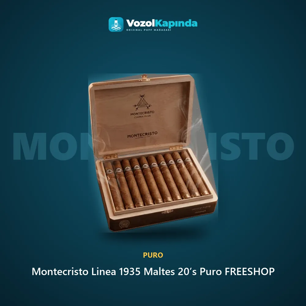 Montecristo Linea 1935 Maltes 20’s Puro FREESHOP Bilgi Kartı Montecristo Linea 1935 Maltes 20’s Puro FREESHOP özellikleri: orijinal ürün, kapıda ödeme, gizli paket