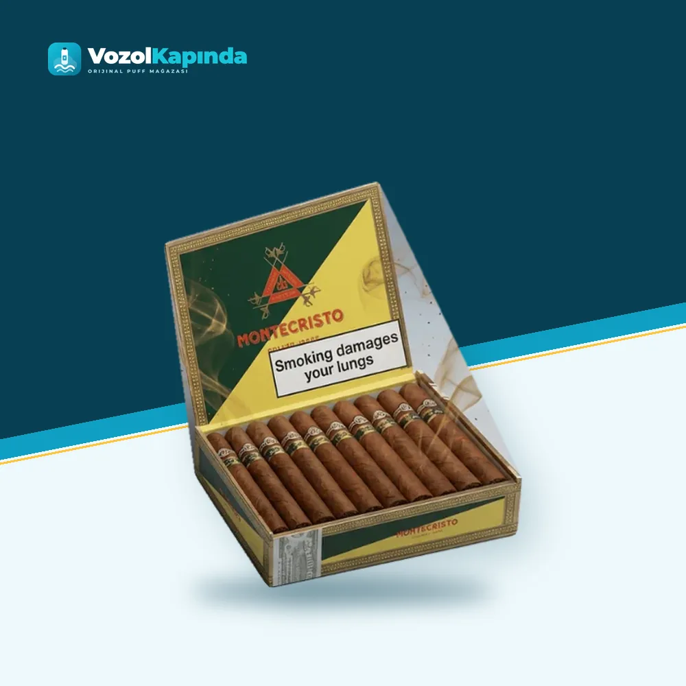 Montecristo Open Eagle Puro 20’s FREESHOP Orijinal Ambalaj Montecristo Open Eagle Puro 20’s FREESHOP paket görünümü