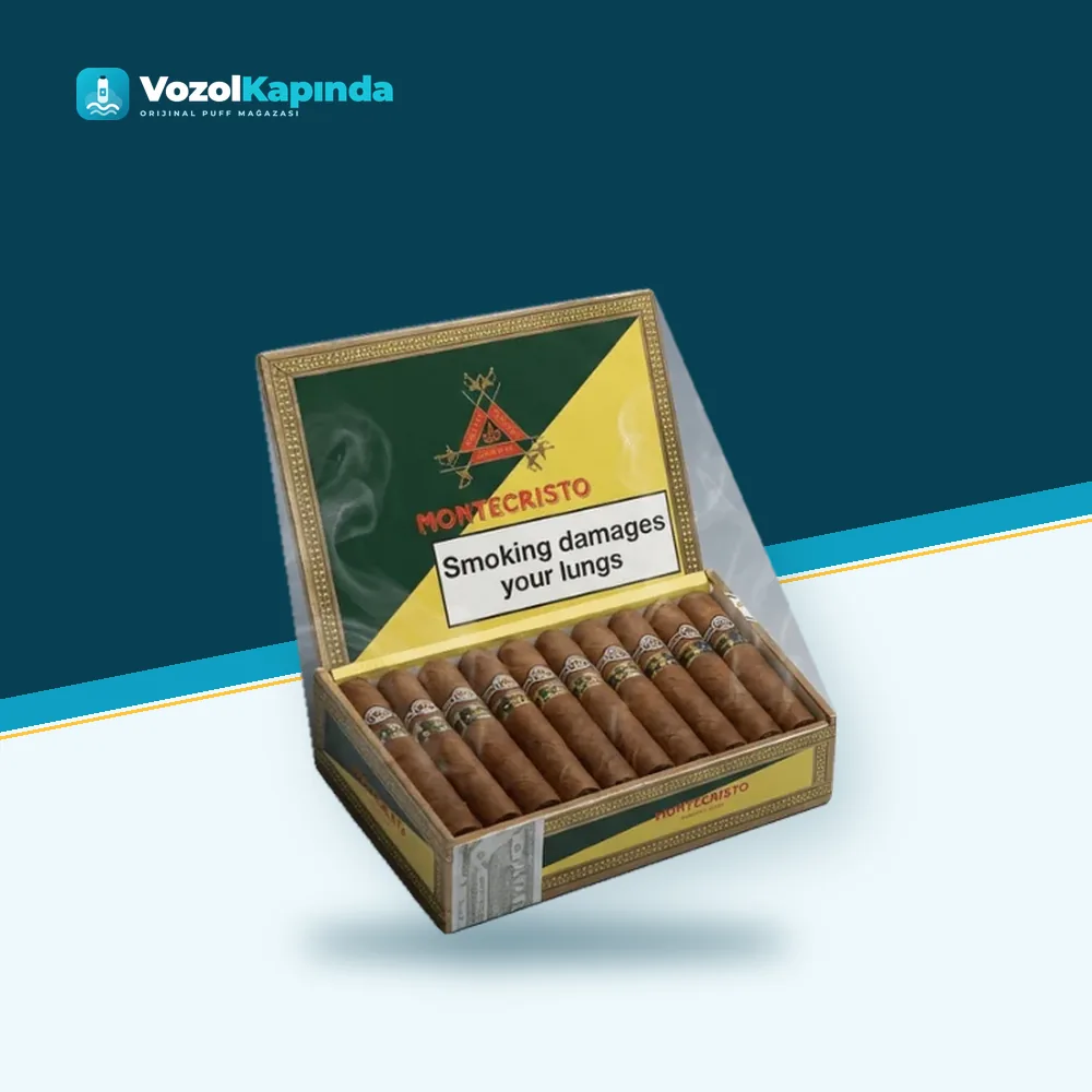 Montecristo Open Master Puro 20’s Tubo FREESHOP ürün görseli, orijinal puro