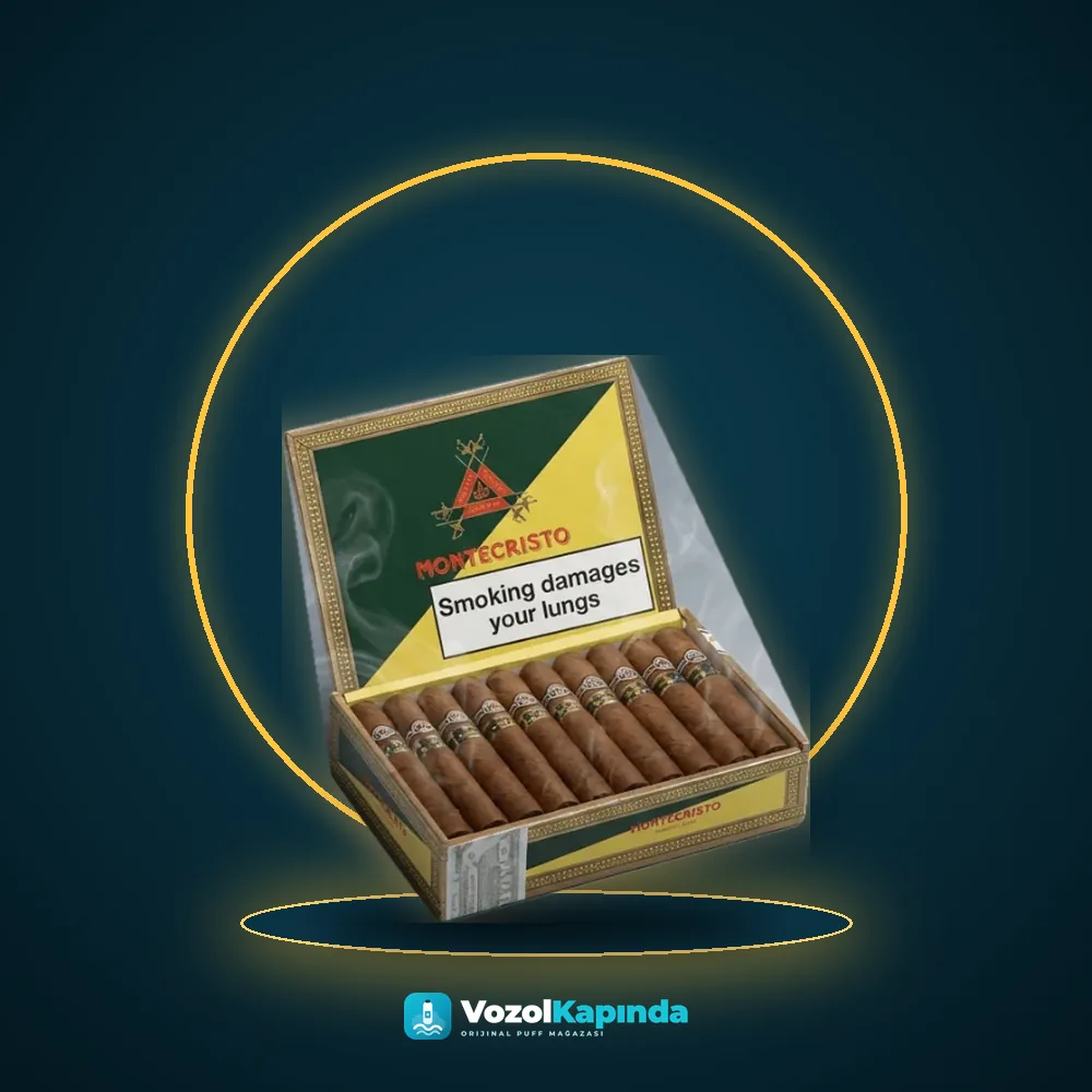 Montecristo Open Master Puro 20’s Tubo FREESHOP, Vozol Kapında orijinal puro
