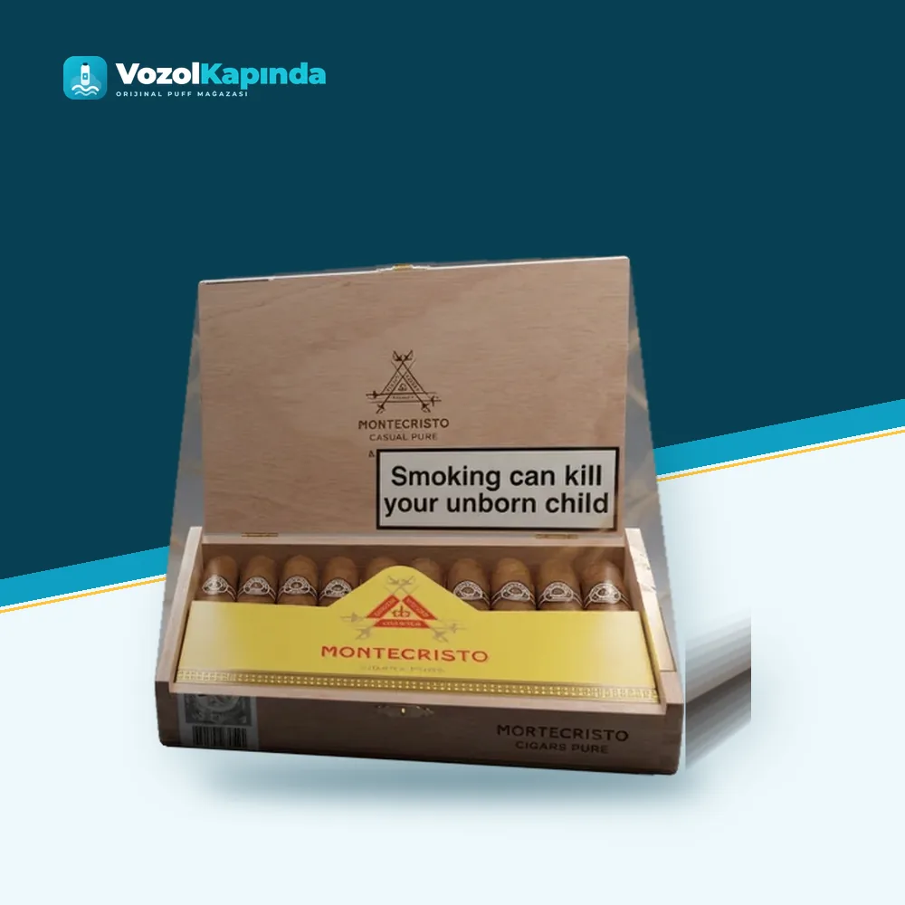 Montecristo Petit Edmundo Puro 25’s FREESHOP paket görünümü