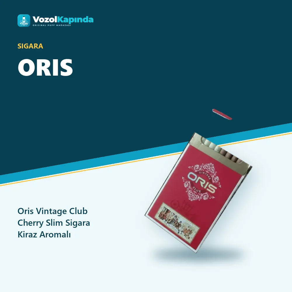 Oris Vintage Club Cherry Slim Sigara Kiraz Aromalı Sipariş Bilgileri Oris Vintage Club Cherry Slim Sigara Kiraz Aromalı özellikleri: orijinal ürün, kapıda ödeme, gizli paket