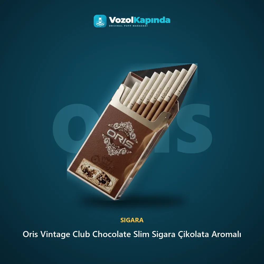 Oris Vintage Club Chocolate Slim Sigara Çikolata Aromalı Sipariş Bilgileri Oris Vintage Club Chocolate Slim Sigara Çikolata Aromalı sipariş avantajları: kapıda ödeme ve gizli paket