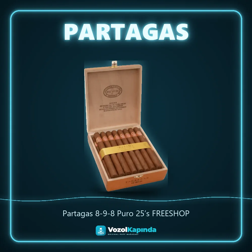 Partagas 8-9-8 Puro 25’s FREESHOP Sipariş Bilgileri Partagas 8-9-8 Puro 25’s FREESHOP özellikleri: orijinal ürün, kapıda ödeme, gizli paket