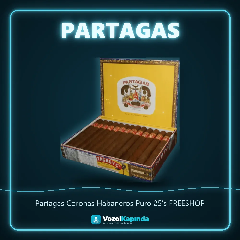 Partagas Coronas Habaneros Puro 25’s FREESHOP Bilgi Kartı Partagas Coronas Habaneros Puro 25’s FREESHOP sipariş avantajları: kapıda ödeme ve gizli paket
