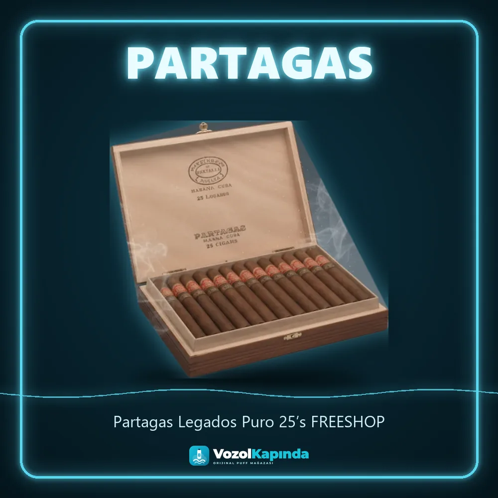 Partagas Legados Puro 25’s FREESHOP özellikleri: orijinal ürün, kapıda ödeme, gizli paket