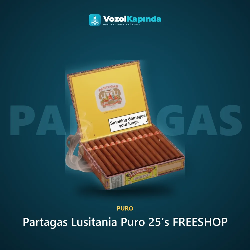 Partagas Lusitania Puro 25’s FREESHOP Özellikleri Partagas Lusitania Puro 25’s FREESHOP sipariş avantajları: kapıda ödeme ve gizli paket