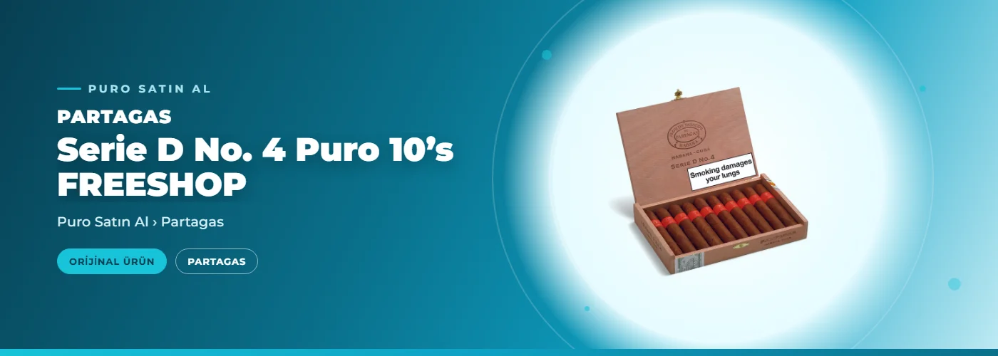 Partagas Serie D No. 4 Puro 10’s FREESHOP