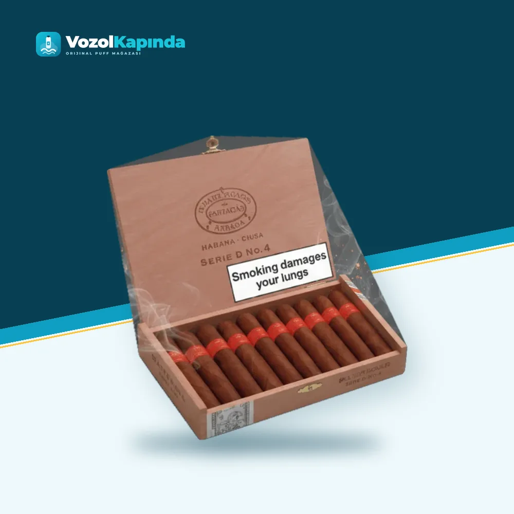 Partagas Serie D No. 4 Puro 25’s FREESHOP Orijinal Ambalaj Partagas Serie D No. 4 Puro 25’s FREESHOP ürün görseli, orijinal puro