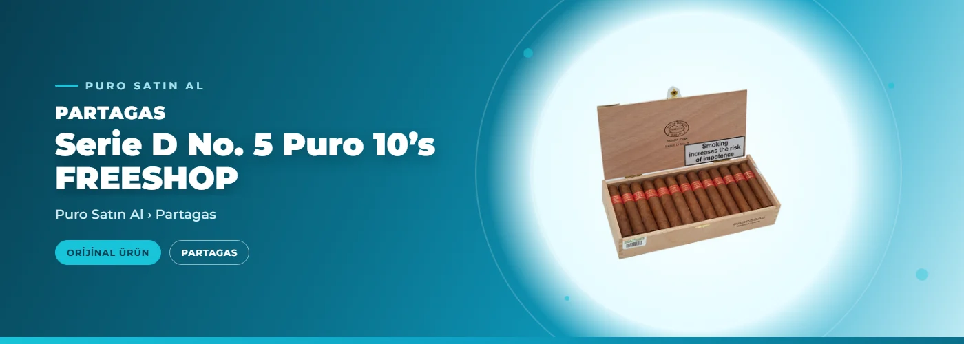 Partagas Serie D No. 5 Puro 10’s  FREESHOP