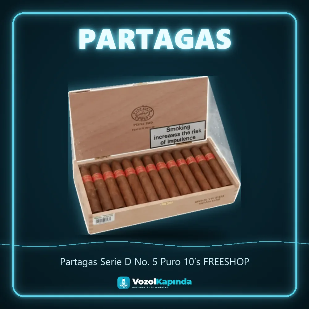 Partagas Serie D No. 5 Puro 10’s FREESHOP sipariş avantajları: kapıda ödeme ve gizli paket