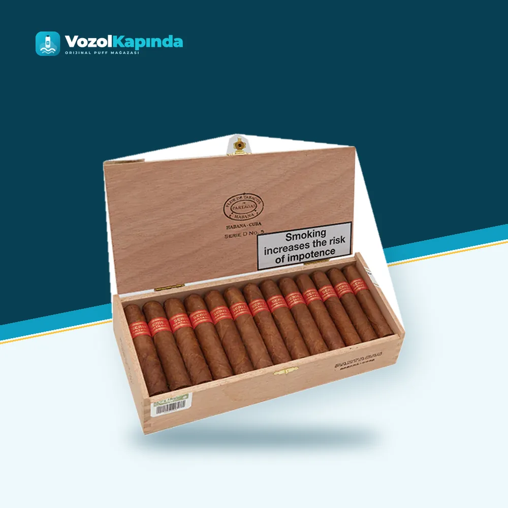 Partagas Serie D No. 5 Puro 25’s FREESHOP Orijinal Ambalaj Partagas Serie D No. 5 Puro 25’s FREESHOP ürün görseli, orijinal puro
