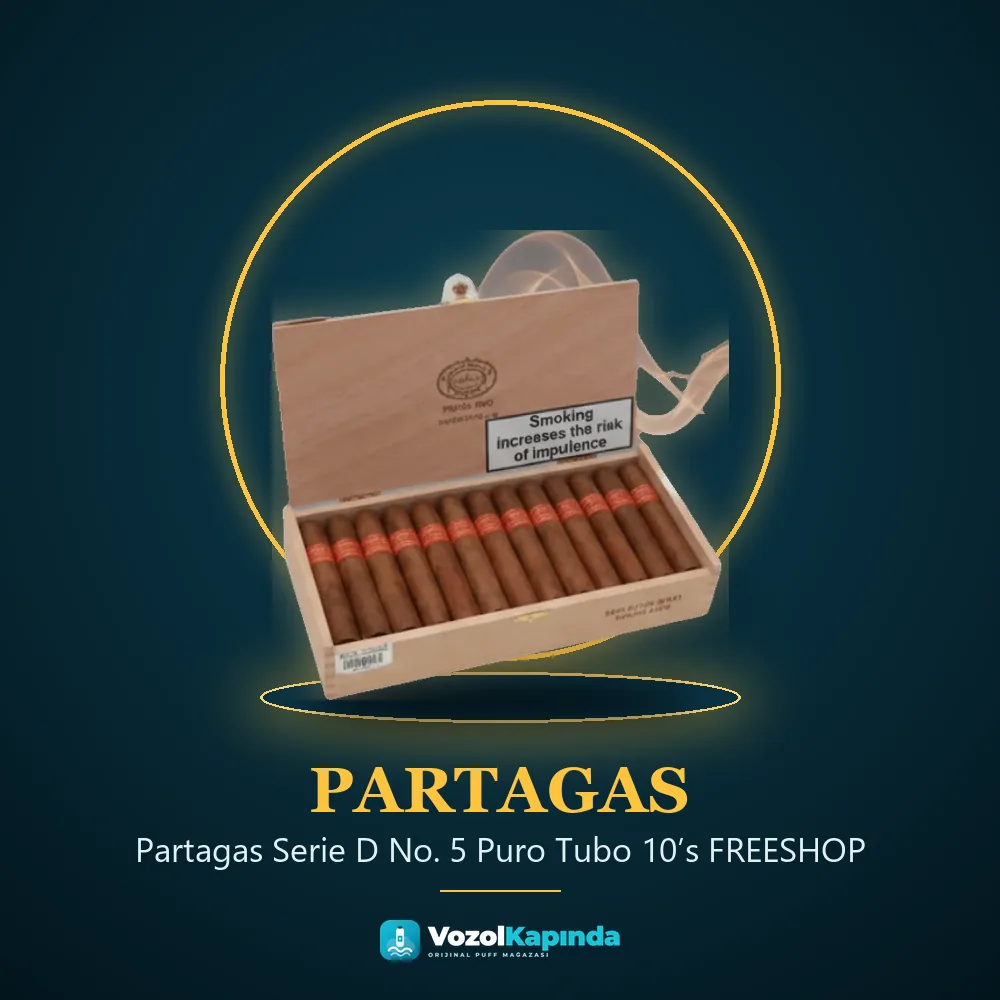Partagas Serie D No. 5 Puro Tubo 10’s FREESHOP Sipariş Bilgileri Partagas Serie D No. 5 Puro Tubo 10’s FREESHOP sipariş avantajları: kapıda ödeme ve gizli paket