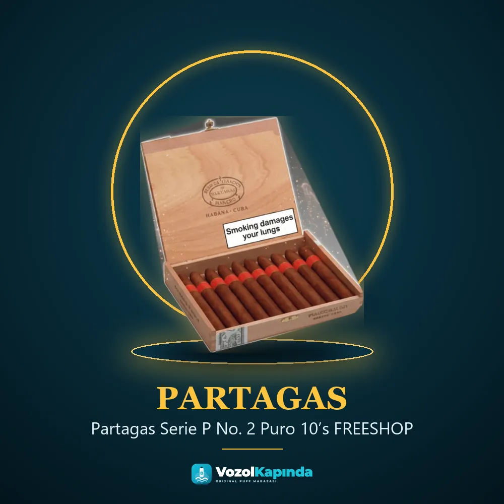 Partagas Serie P No. 2 Puro 10’s FREESHOP Sipariş Bilgileri Partagas Serie P No. 2 Puro 10’s FREESHOP bilgi kartı, orijinal puro