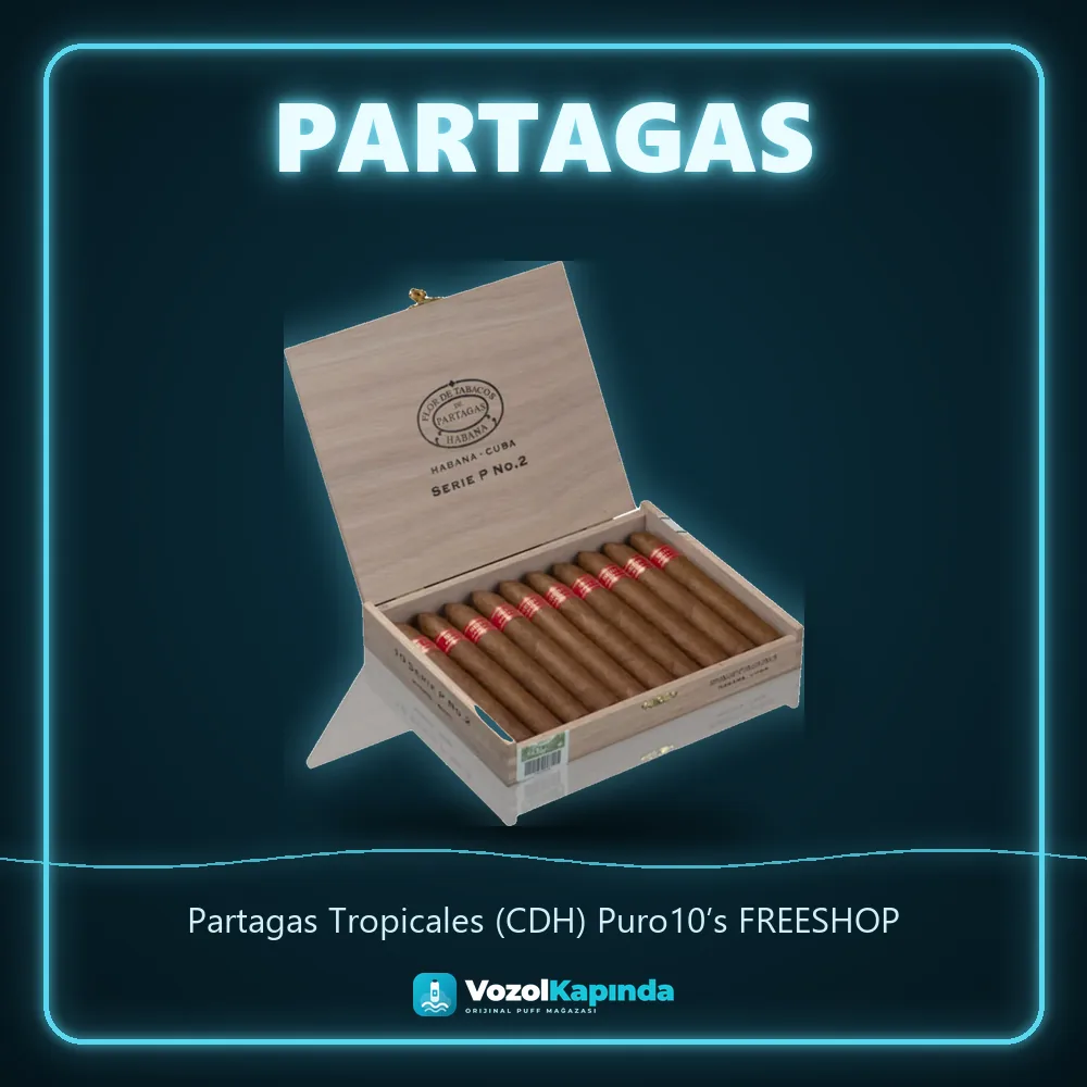 Partagas Tropicales (CDH) Puro10’s FREESHOP Bilgi Kartı Partagas Tropicales (CDH) Puro10’s FREESHOP sipariş avantajları: kapıda ödeme ve gizli paket