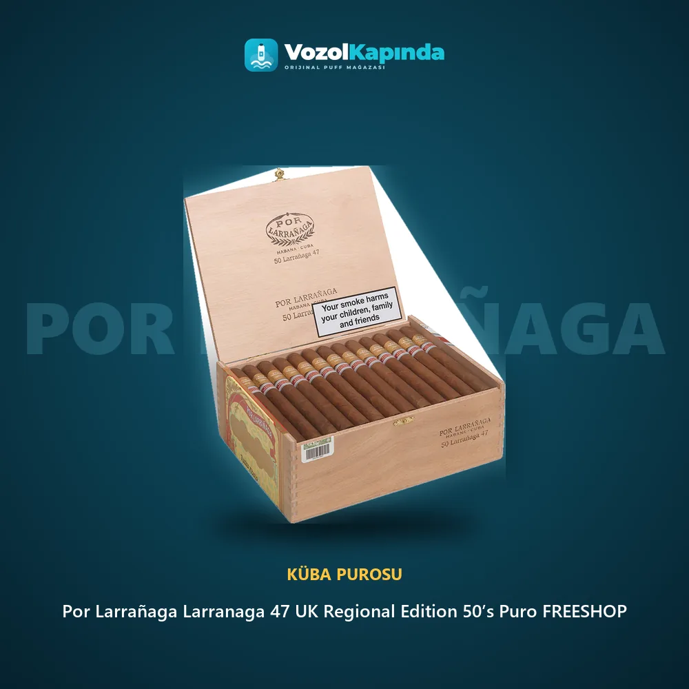 Por Larrañaga Larranaga 47 UK Regional Edition 50’s Puro FREESHOP Özellikleri Por Larrañaga Larranaga 47 UK Regional Edition 50’s Puro FREESHOP özellikleri: orijinal ürün, kapıda ödeme, gizli paket