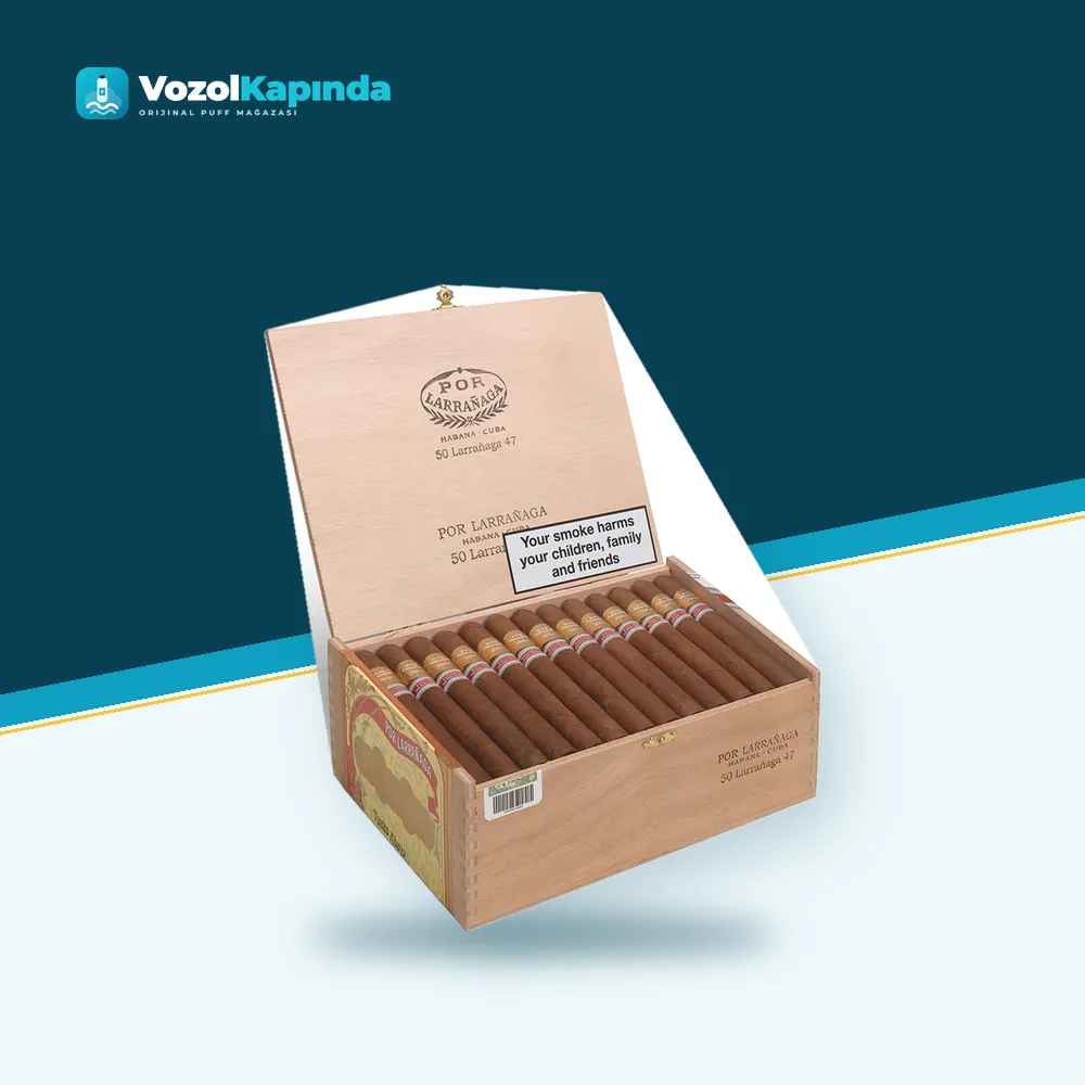 Por Larrañaga Larranaga 47 UK Regional Edition 50’s Puro FREESHOP Orijinal Ambalaj Por Larrañaga Larranaga 47 UK Regional Edition 50’s Puro FREESHOP paket görünümü