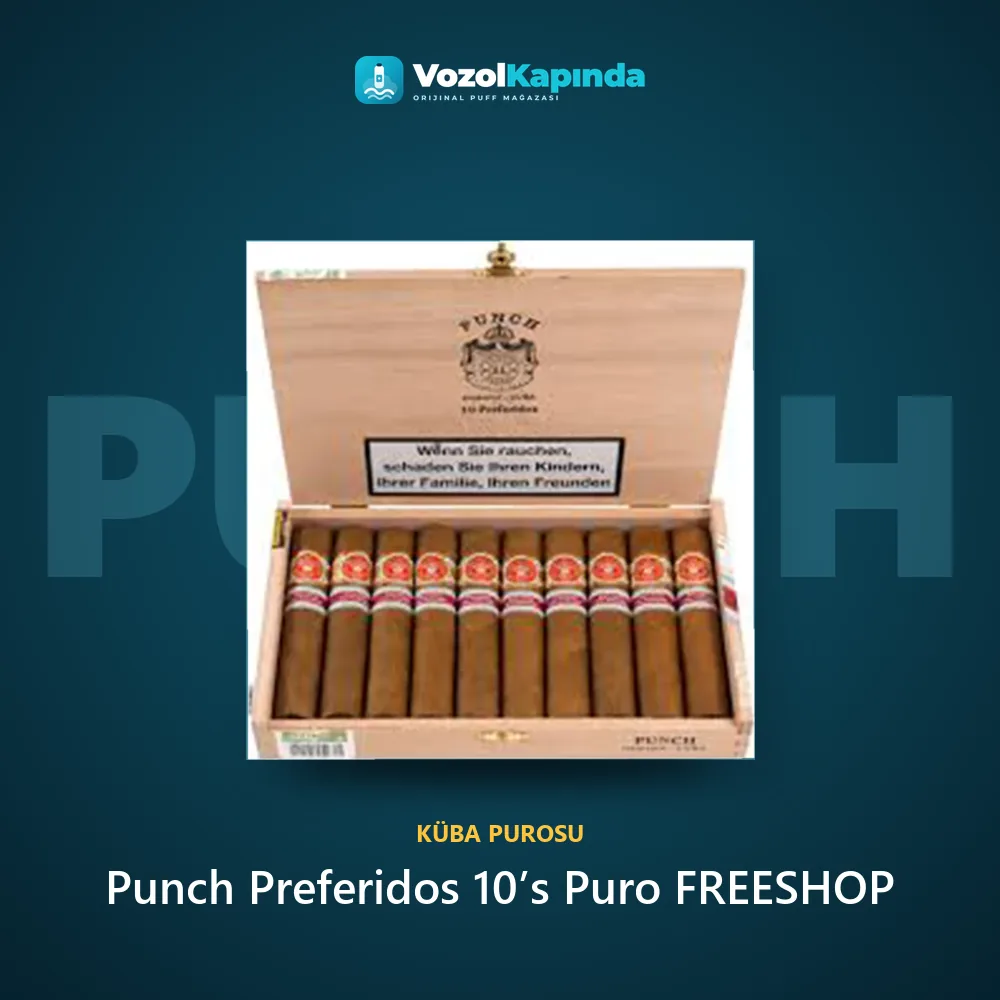 Punch Preferidos 10’s Puro FREESHOP Bilgi Kartı Punch Preferidos 10’s Puro FREESHOP sipariş avantajları: kapıda ödeme ve gizli paket