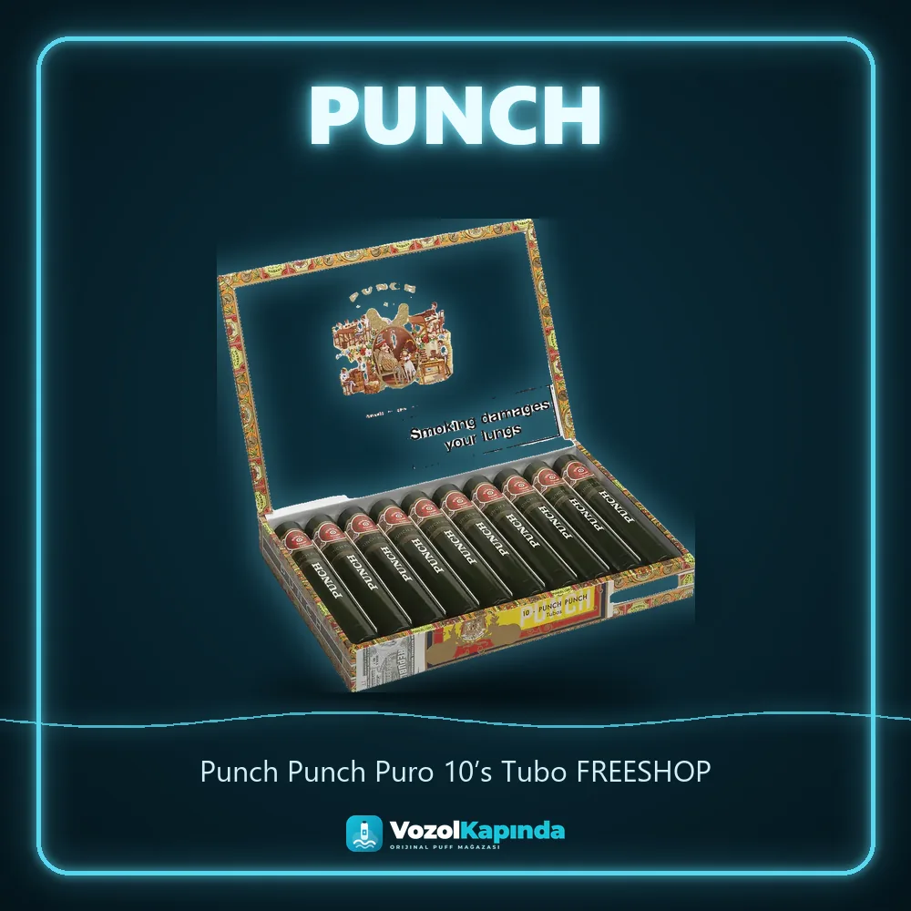 Punch Punch Puro 10’s Tubo FREESHOP özellikleri: orijinal ürün, kapıda ödeme, gizli paket