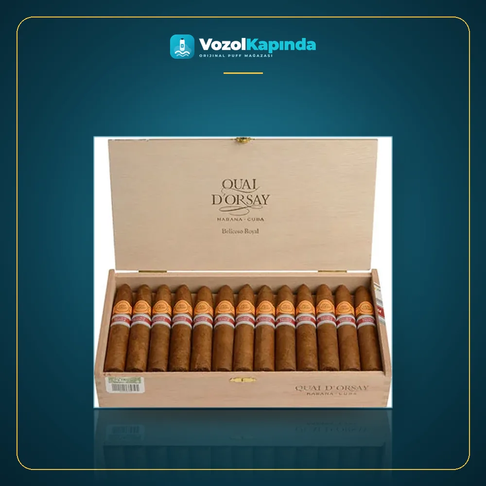 Quai D’Orsay Belicoso Royal 2013 10’s Puro FREESHOP Orijinal Ambalaj Quai D’Orsay Belicoso Royal 2013 10’s Puro FREESHOP ön yüz görseli, orijinal ambalaj