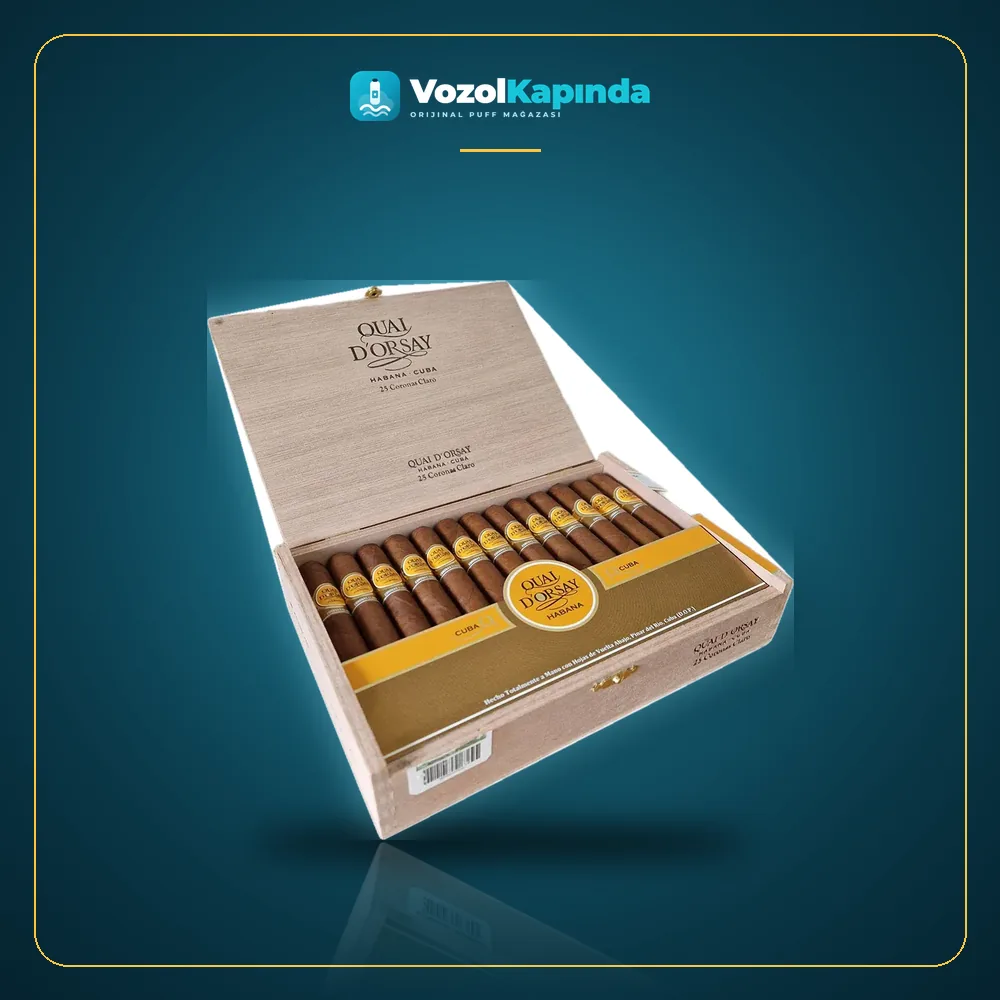 Quai D’Orsay Coronas Claro 25’s Puro FREESHOP Paket Görünümü Quai D’Orsay Coronas Claro 25’s Puro FREESHOP ön yüz görseli, orijinal ambalaj