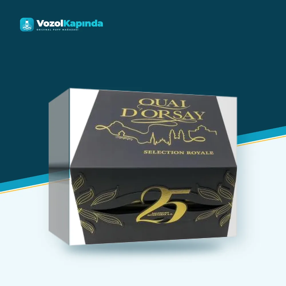 Quai D’Orsay Sélection Royale 50’s Puro FREESHOP Paket Görünümü Quai D’Orsay Sélection Royale 50’s Puro FREESHOP ürün görseli, orijinal Küba purosu