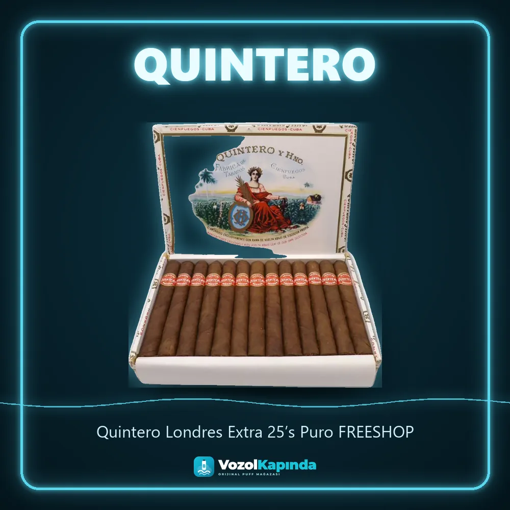 Quintero Londres Extra 25’s Puro FREESHOP Sipariş Bilgileri Quintero Londres Extra 25’s Puro FREESHOP sipariş avantajları: kapıda ödeme ve gizli paket