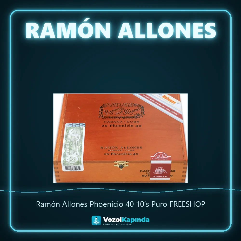 Ramón Allones Phoenicio 40 10’s Puro FREESHOP özellikleri: orijinal ürün, kapıda ödeme, gizli paket
