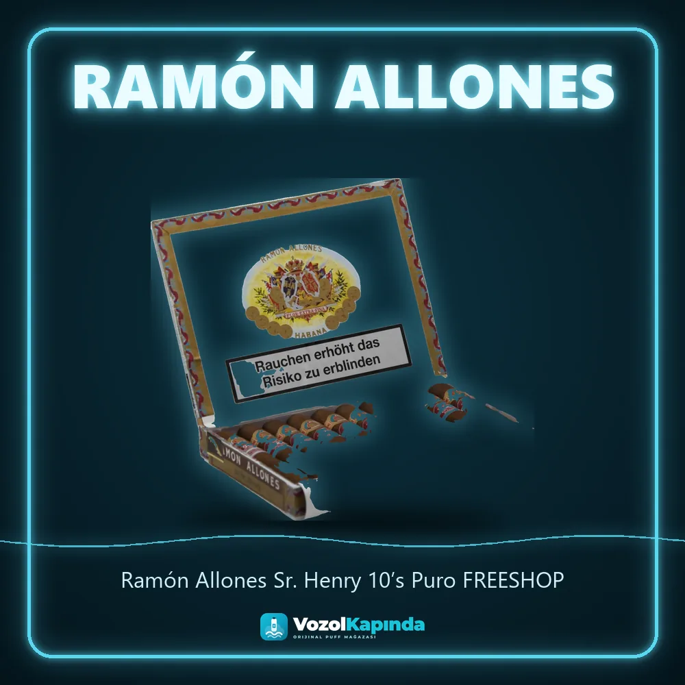 Ramón Allones Sr. Henry 10’s Puro FREESHOP özellikleri: orijinal ürün, kapıda ödeme, gizli paket