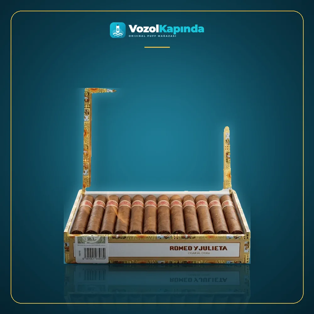 Romeo Y Julieta Belvederes Puro 25’s Tubo FREESHOP Paket Görünümü Romeo Y Julieta Belvederes Puro 25’s Tubo FREESHOP ürün görseli, orijinal Küba purosu