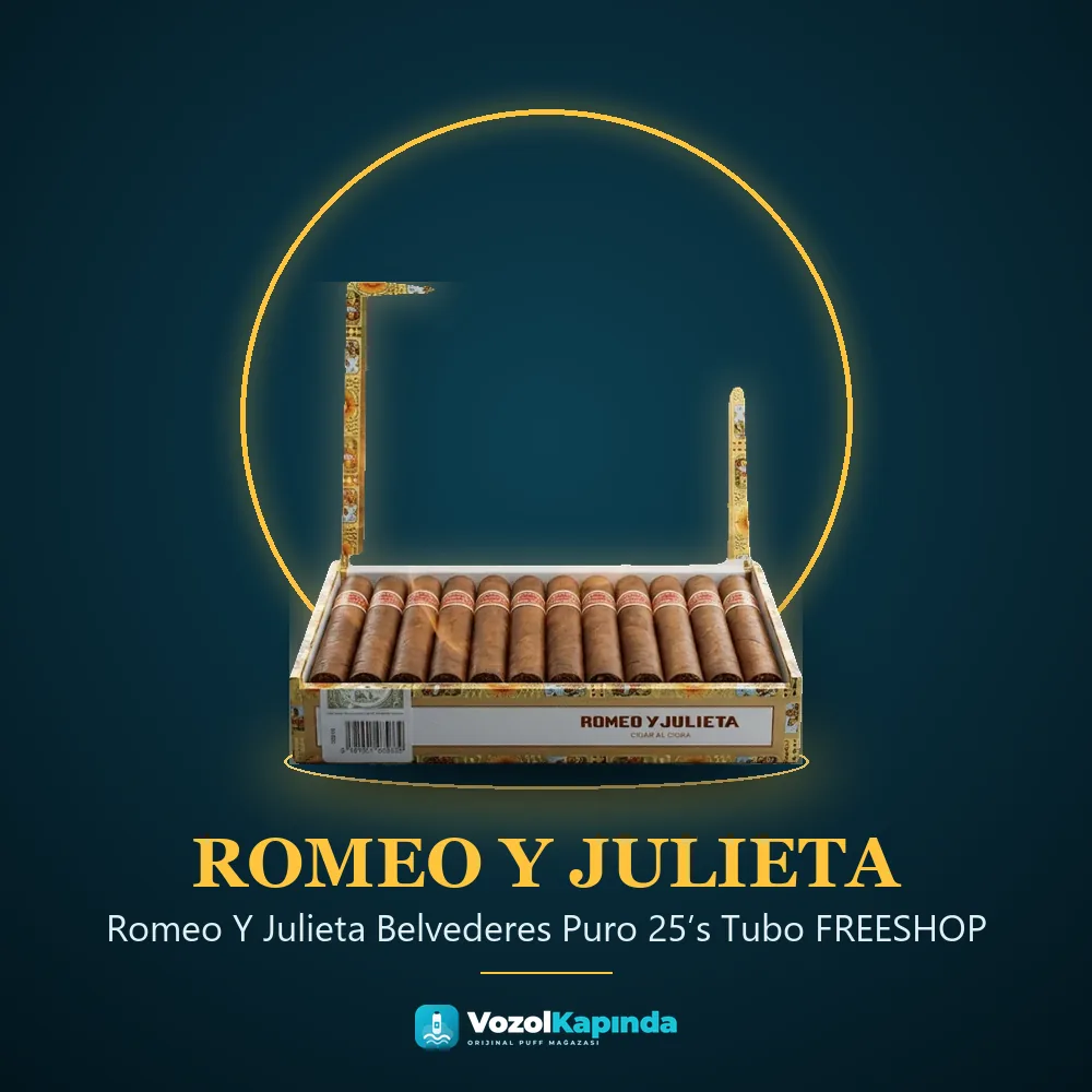 Romeo Y Julieta Belvederes Puro 25’s Tubo FREESHOP Sipariş Bilgileri Romeo Y Julieta Belvederes Puro 25’s Tubo FREESHOP sipariş avantajları: kapıda ödeme ve gizli paket