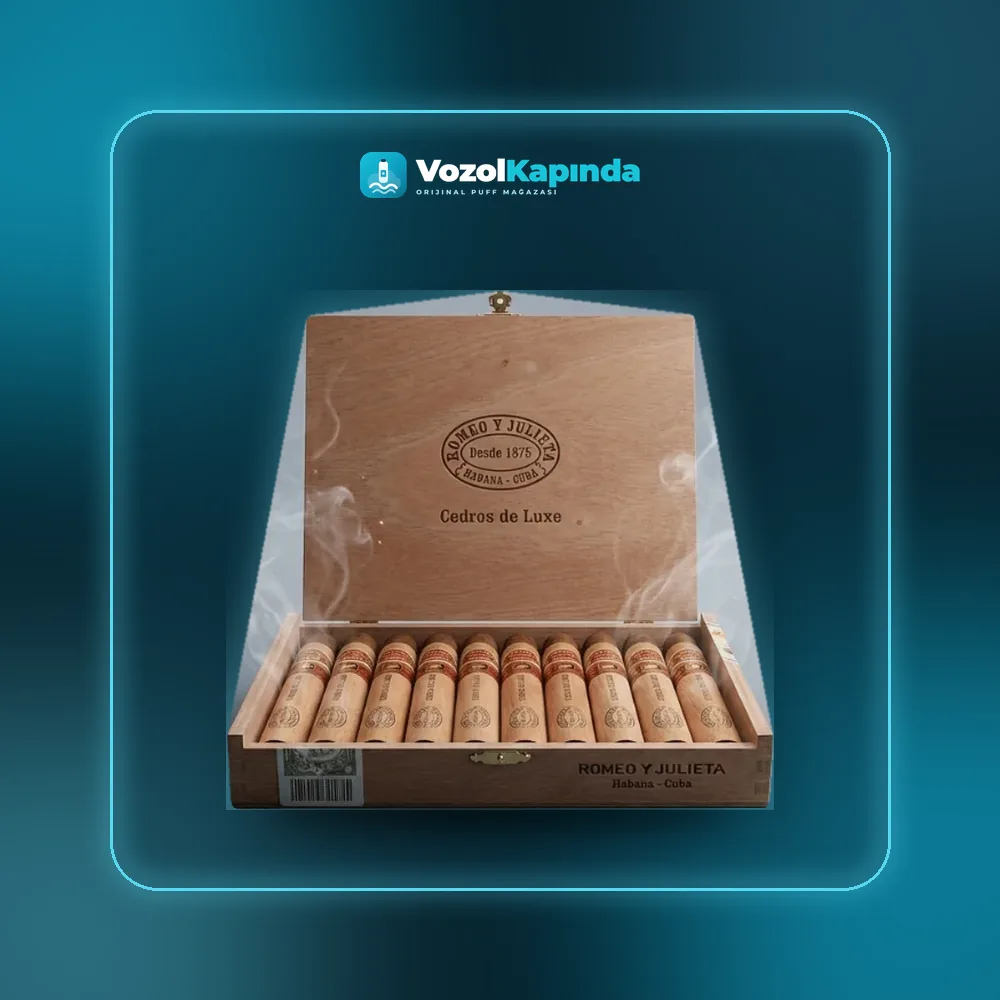 Romeo Y Julieta Cedros de Luxe (CDH) Puro 10’s FREESHOP, Vozol Kapında orijinal Küba purosu