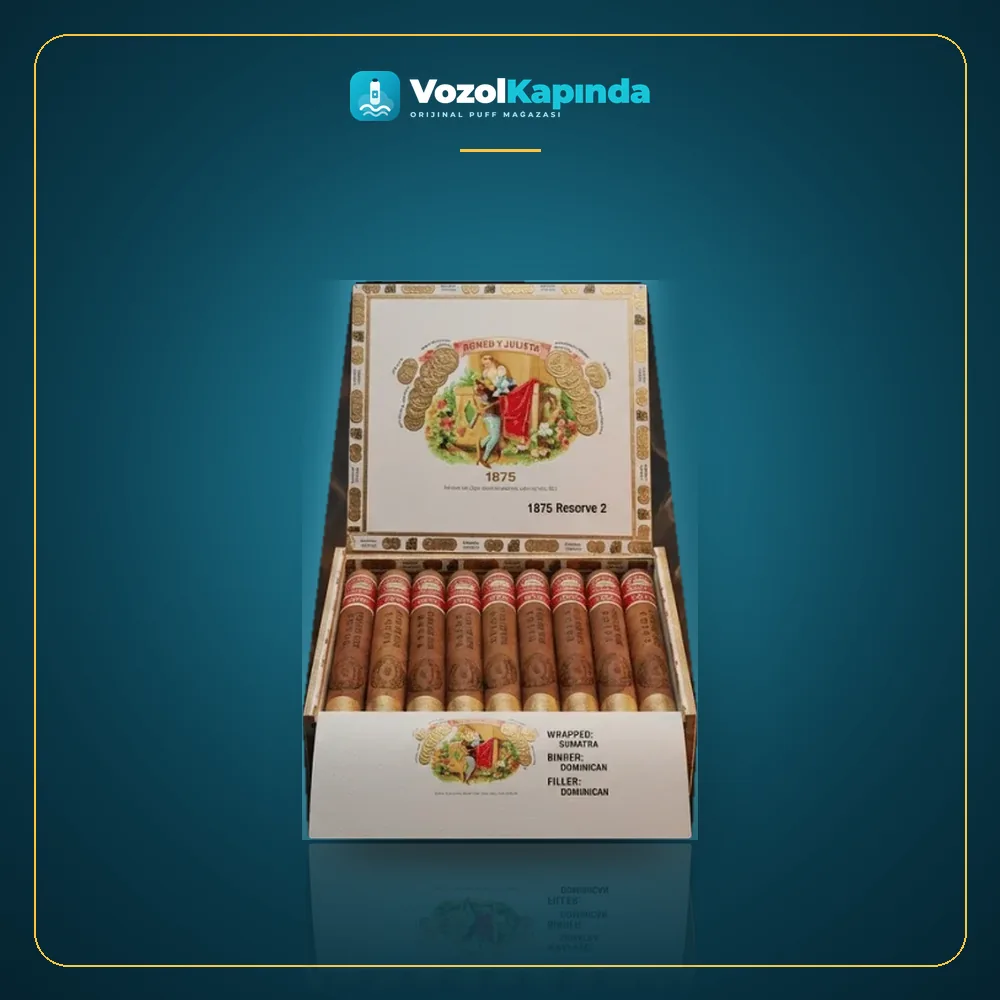 Romeo Y Julieta Cedros de Luxe No.2 Puro 25’s Tubo FREESHOP ön yüz görseli, orijinal ambalaj