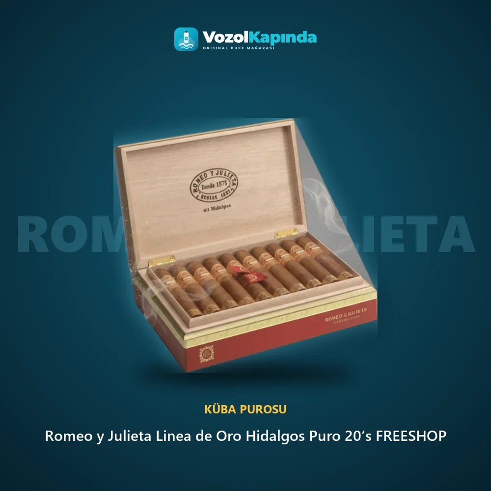 Romeo y Julieta Linea de Oro Hidalgos Puro 20’s FREESHOP Özellikleri Romeo y Julieta Linea de Oro Hidalgos Puro 20’s FREESHOP özellikleri: orijinal ürün, kapıda ödeme, gizli paket