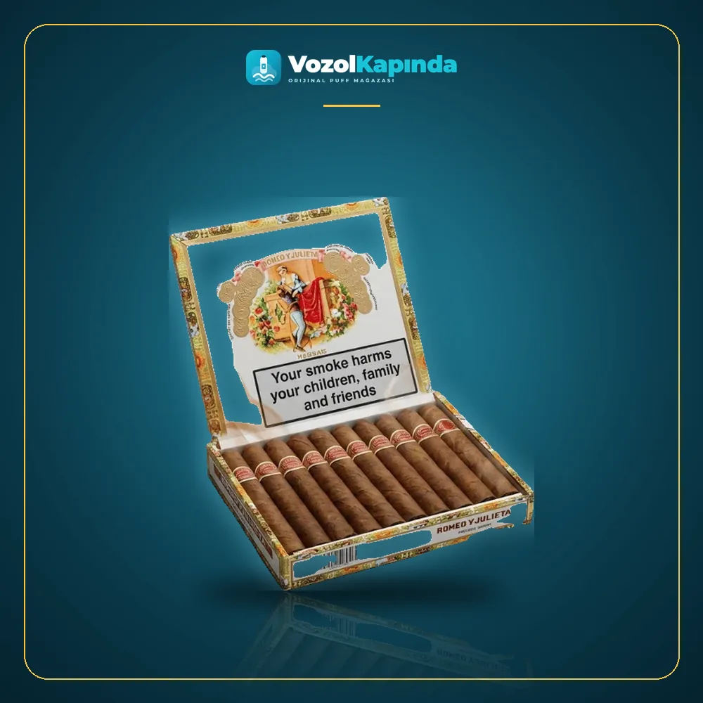 Romeo Y Julieta Mille Fleurs Puro 10’s FREESHOP Paket Görünümü Romeo Y Julieta Mille Fleurs Puro 10’s FREESHOP ürün görseli, orijinal Küba purosu