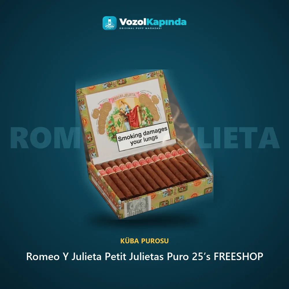 Romeo Y Julieta Petit Julietas Puro 25’s FREESHOP Özellikleri Romeo Y Julieta Petit Julietas Puro 25’s FREESHOP özellikleri: orijinal ürün, kapıda ödeme, gizli paket
