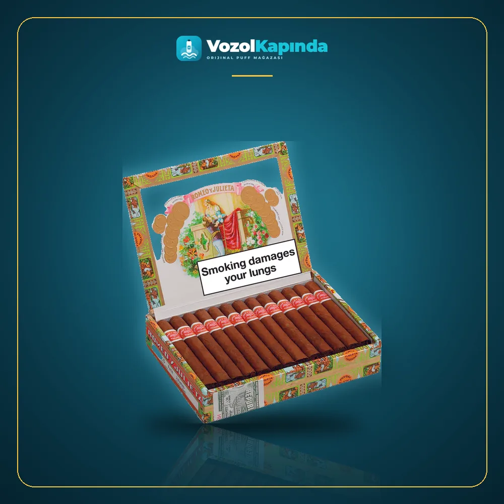 Romeo Y Julieta Petit Julietas Puro 25’s FREESHOP Ürün Görseli Romeo Y Julieta Petit Julietas Puro 25’s FREESHOP ürün görseli, orijinal Küba purosu