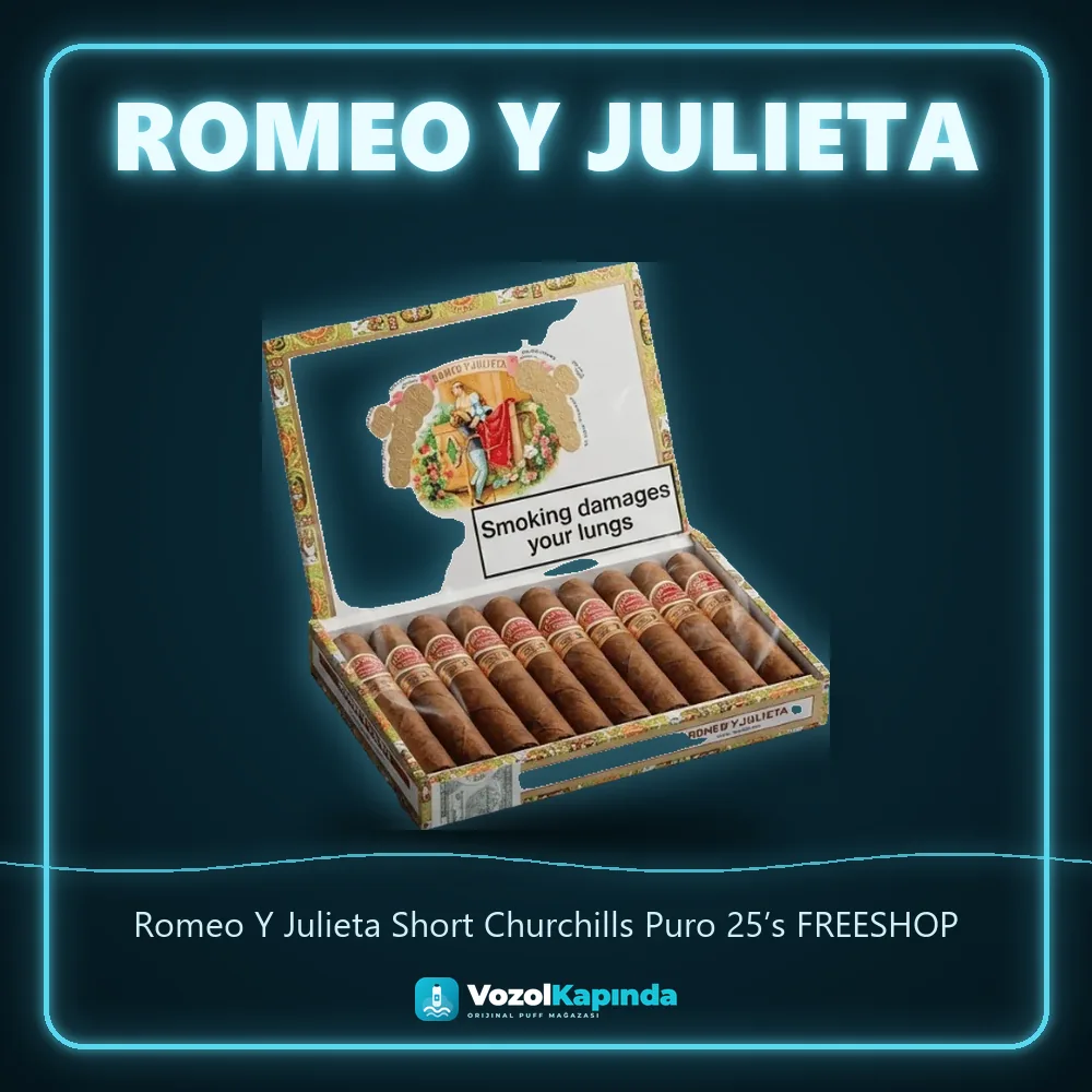 Romeo Y Julieta Short Churchills Puro 25’s FREESHOP Özellikleri Romeo Y Julieta Short Churchills Puro 25’s FREESHOP özellikleri: orijinal ürün, kapıda ödeme, gizli paket